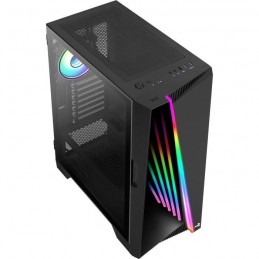 AEROCOOL Mirage G V1 A-RGB Noir Boitier PC Moyen tour - Format ATX (ACCM-PB25013.11) - vue de trois quart