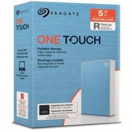 SEAGATE 5To One Touch HDD Disque Dur Externe - USB 3.0 - Bleu (STKC5000402) - vue emballage