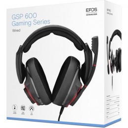 EPOS Sennheiser GSP 600 Noir Casque Gamer filaire - Son Haute Fidélité - vue emballage de trois quart