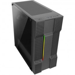 ABKONCORE C610S Cronos Noir Boitier PC Moyen Tour - Format ATX (ABKO-CRO-610S-G-SYNC) - vue de trois quart