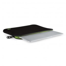 BEEZ Housse pour MacBook Pro 13'' - LA Robe Addited Black / Wasabi - vue en situation