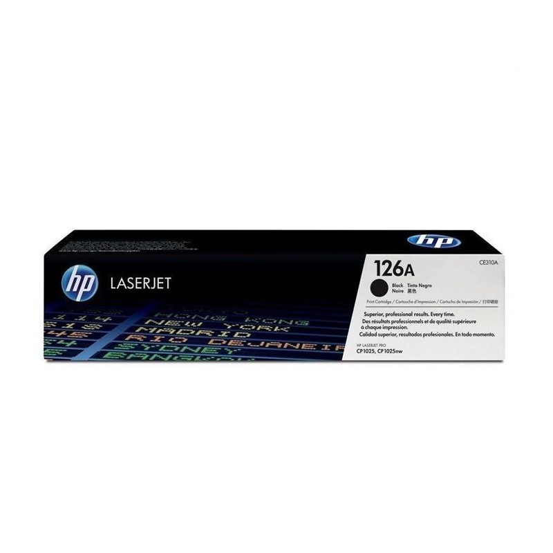 HP 126A Toner laser Noir authentique (CE310A) pour LaserJet Pro 100, color MFP M175, MFP M275, CP1025