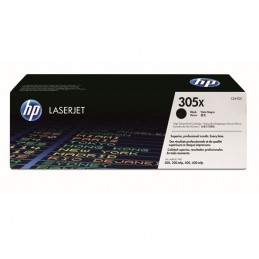 HP 305X Toner laser Noir HC authentique (CE410X) pour LaserJet Pro Color M451, M351, M475, M375
