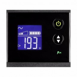 EATON Ellipse PRO 850 IEC Onduleur 850VA / 510W - Line-Interactive - 4 prises C13 - vue zoom LCD