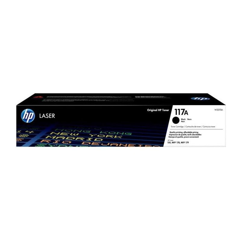 HP 117A Toner Laser Noir authentique (W2070A) pour Laser 150, MPF178, MFP179