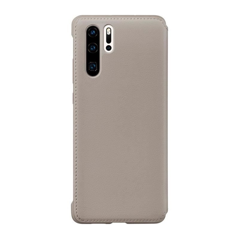 HUAWEI Etui folio Gris pour smartphone Huawei P30 Pro - vue de dos