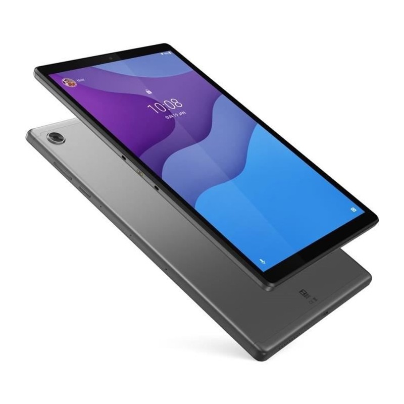 LENOVO M10 HD 2nd Gen Tablette Tactile 10'' HD - RAM 2Go - Stockage 32Go - Android 10 - Iron Grey