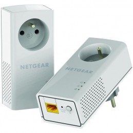 NETGEAR Pack de 2 adaptateurs CPL 2000 Mbits - prise 220V intégrée (PLP2000-100FRS)