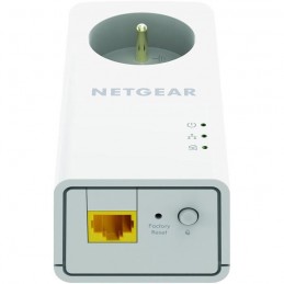 NETGEAR Pack de 2 adaptateurs CPL 2000 Mbits - prise 220V intégrée (PLP2000-100FRS) - vue connecteur