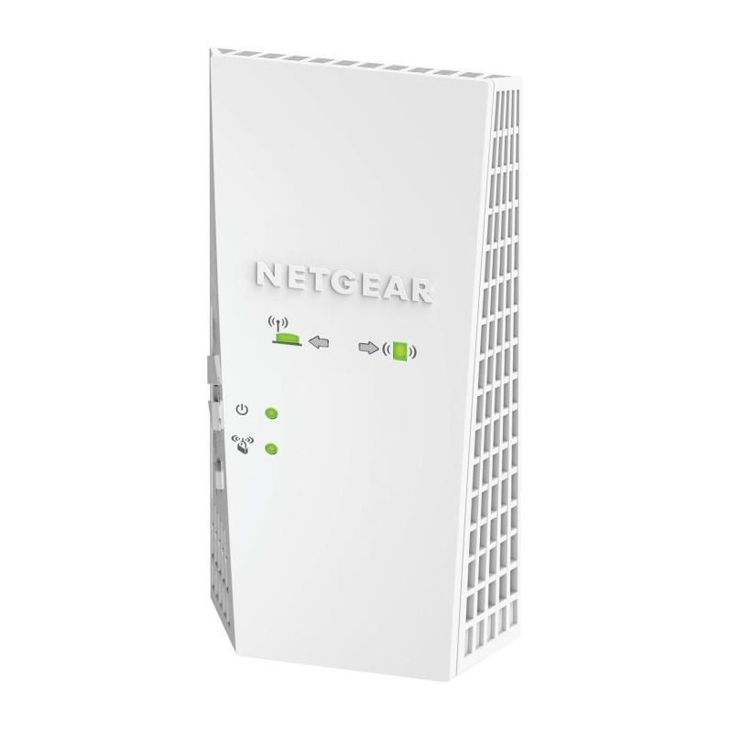 NETGEAR EX6250-100PES Répéteur WiFi Mesh AC1750 - 1 Port Gigabit - vue de face