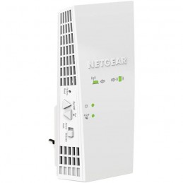 NETGEAR EX6250-100PES Répéteur WiFi Mesh AC1750 - 1 Port Gigabit - vue de trois quart