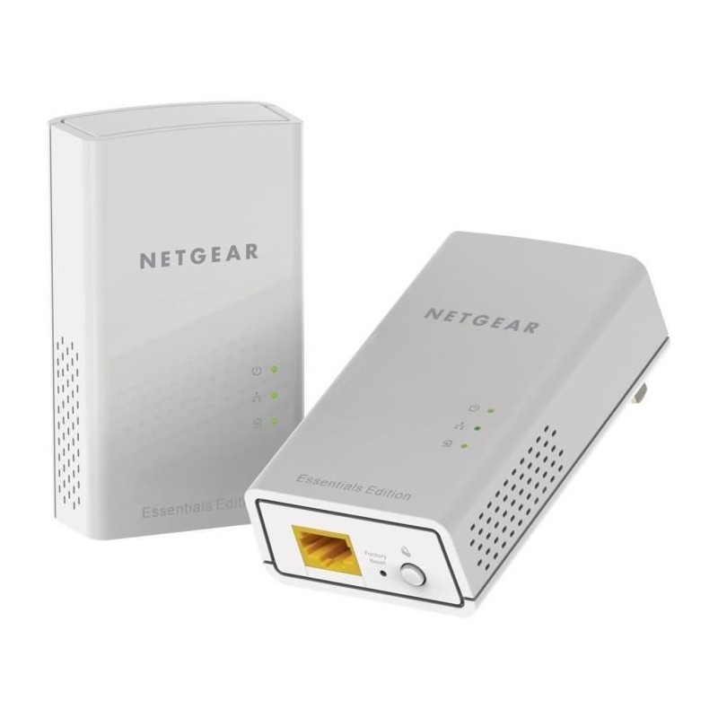 NETGEAR Pack de 2 CPL 1000Mbits - 1 port Gigabit (PL1000-100PES)