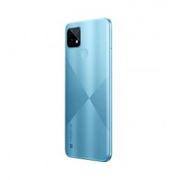 REALME C21Y Cross Blue Smartphone 6.5'' RAM 3Go- 13Mp - Stockage 32Go - Android 10 - vue de trois quart dos