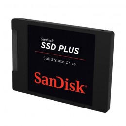 SANDISK 480Go SSD Plus SATA 6Gbs 2.5'' - 7mm (SDSSDA-480G-G26) - vue de trois quart