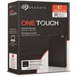 SEAGATE 1To One Touch HDD Disque Dur Externe - USB 3.0 - Noir (STKB1000400)  avec Quadrimedia