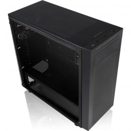 THERMALTAKE Versa J22 TG Noir Boitier PC Moyen Tour ATX - Verre trempé (CA-1L5-00M1WN-00) - vue de trois quart