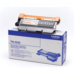 BROTHER TN-2220 Toner laser Noir 2600 pages authentique pour DCP-7070, HL-2240, MFC-7860
