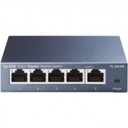 TP-LINK LS105G Switch réseau 5 ports RJ45 Gigabit 10/100/1000 Mbps - Boitier métal