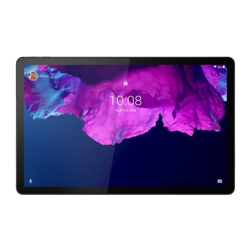 LENOVO P11 Tablette tactile 11'' 2K - Qualcomm Snapdragon 662 - 4Go RAM - 64Go - Android 10 - Wifi - Slate Grey - vue de face