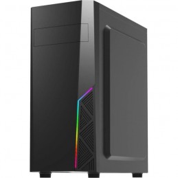 ZALMAN T8 Noir RGB Boitier PC Moyen tour - Format ATX (T8BK) - vue de trois quart