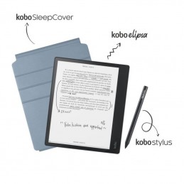 KOBO Pack Liseuse Tactile Nia 6'' - Stockage 8 Go + Etui SleepCover Citron  avec Quadrimedia