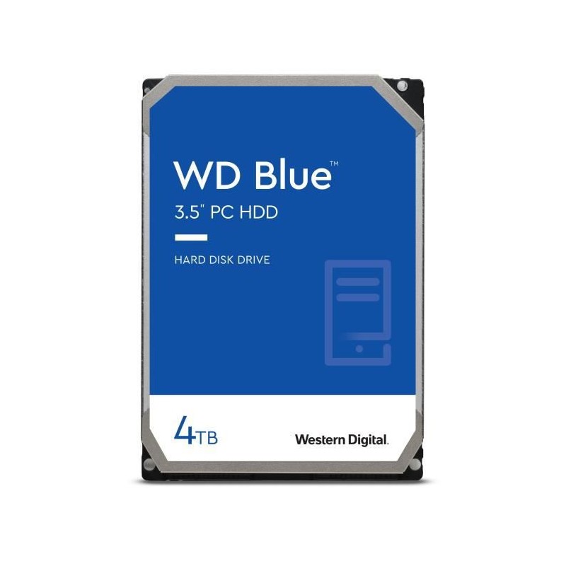 WESTERN DIGITAL 4To WD Blue™ HDD 3.5'' 5400rpm SATA 6Gbs 256Mo Cache (WD40EZAZ)