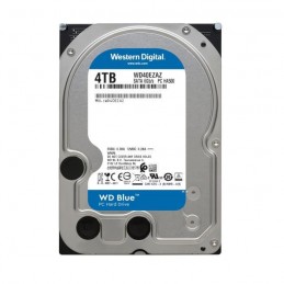 WESTERN DIGITAL 4To WD Blue™ HDD 3.5'' 5400rpm SATA 6Gbs 256Mo Cache (WD40EZAZ) - vue de dessus