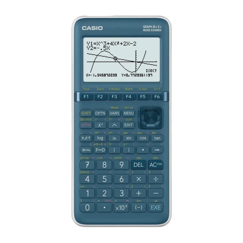 CASIO Graph 25+E Lycée Scientifique Graphique et Formelle Calculatrice écran LCD 8 lignes