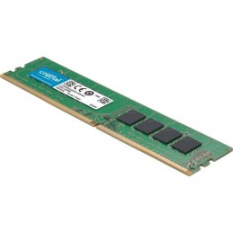 CRUCIAL 8Go DDR4 (1x 8Go) RAM DIMM 2400MHz - CAS 17 (CT8G4DFS824A) - vue de trois quart droit