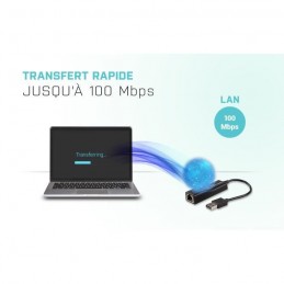 I-TEC Adaptateur USB vers RJ45 - vue caractéristiques
