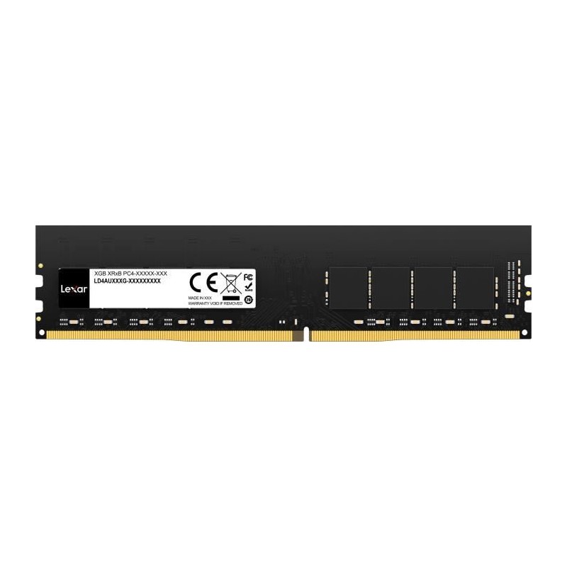 LEXAR 16Go DDR4 (1x 16Go) RAM DIMM 3200MHz CL19 (LD4AU016GB3200GSST) - vue de dessus