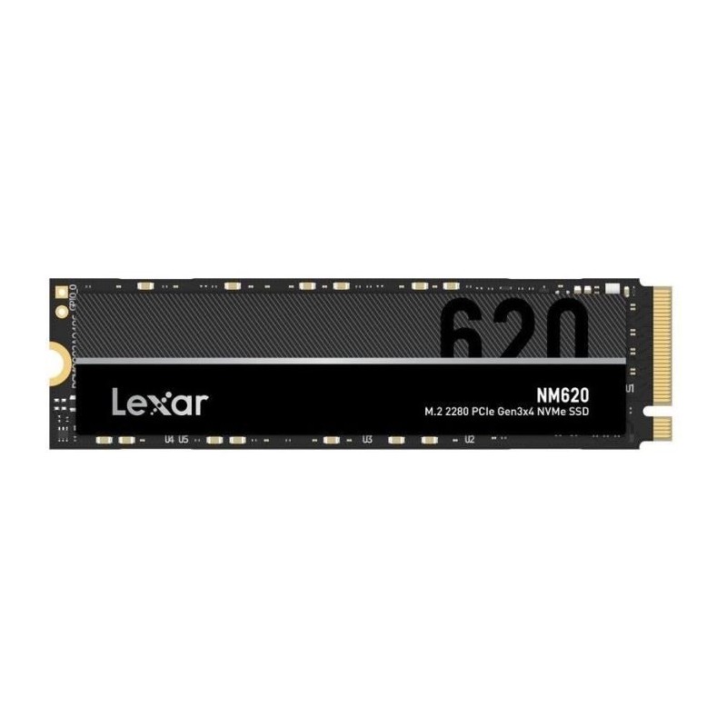 LEXAR 512Go SSD NM620 - NVMe (LNM620X512GRNNNG) - vue de dessus