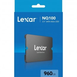 LEXAR 960Go NQ100 SATA 6Gbs 2.5'' 7mm (LNQ100X960GRNNNG) - vue emballage