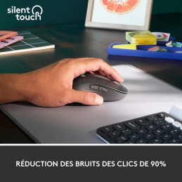 LOGITECH Signature M650 L Graphite Souris Sans Fil pour Gaucher - vue en situation