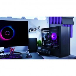 COOLER MASTER NR400 Noir Boitier PC Mini tour - Format Micro ATX - Verre trempé (MCB-NR400-KGNN-S00) - vue en situation