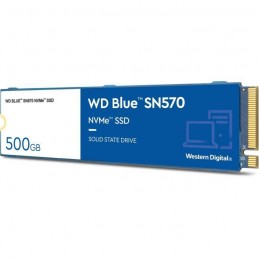 WESTERN DIGITAL 500Go SSD WD SN570 NVMe (WDS500G3B0C) - vue de trois quart