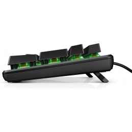 HP Pavillon 550 Noir RGB Clavier mécanique gamer AZERTY - vue de profil droit