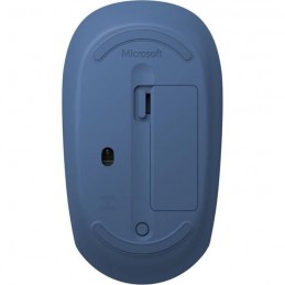 MICROSOFT Souris optique sans fil Bluetooth 5.0 - 3 boutons - Camouflage Bleu Nuit - vue de dessous