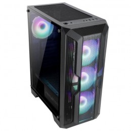 ABKONCORE H250X Noir Boitier PC Moyen Tour - Verre trempé - Format ATX (ABKO-H-250X-G) - vue de trois quart