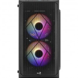 AEROCOOL CS-107-A V2 Noir Boitier PC Mini tour - Format Micro-ATX (ACCS-PC14032.11) - vue de face