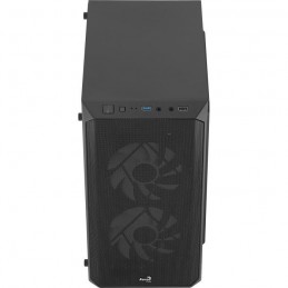 AEROCOOL CS-107-A V2 Noir Boitier PC Mini tour - Format Micro-ATX (ACCS-PC14032.11) - vue de trois quart