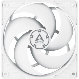 ARCTIC P12 PWM PST Blanc Ventilateur boitier PC 120mm a pression optimisée (ACFAN00170A) - vue de face