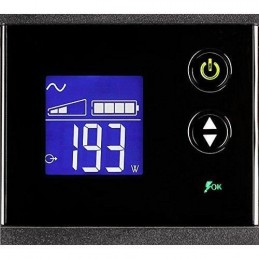 EATON Ellipse PRO 650 DIN Onduleur 650VA - 400W - Fonction EcoControl - 4 prises CEE - vue écran LCD