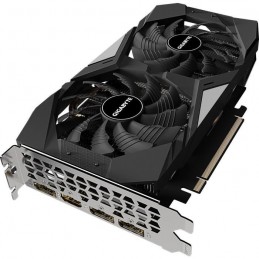 GIGABYTE GTX 1660 SUPER OC Carte graphique 6Go - HDMI - DP (GV-N166SOC-6GD) - vue de trois quart