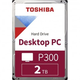 TOSHIBA 2To P300 HDD 3.5'' SATA 6Gbs 5400rpm - Cache 128Mo Boite Retail (HDWD220EZSTA) - vue de dessus