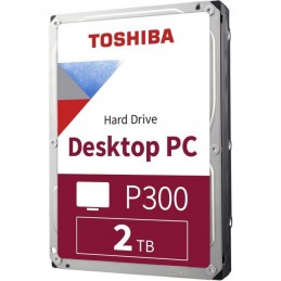 TOSHIBA 2To P300 HDD 3.5'' SATA 6Gbs 5400rpm - Cache 128Mo Boite Retail (HDWD220EZSTA)