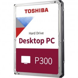 TOSHIBA 2To P300 HDD 3.5'' SATA 6Gbs 5400rpm - Cache 128Mo Boite Retail (HDWD220EZSTA) - vue de trois quart