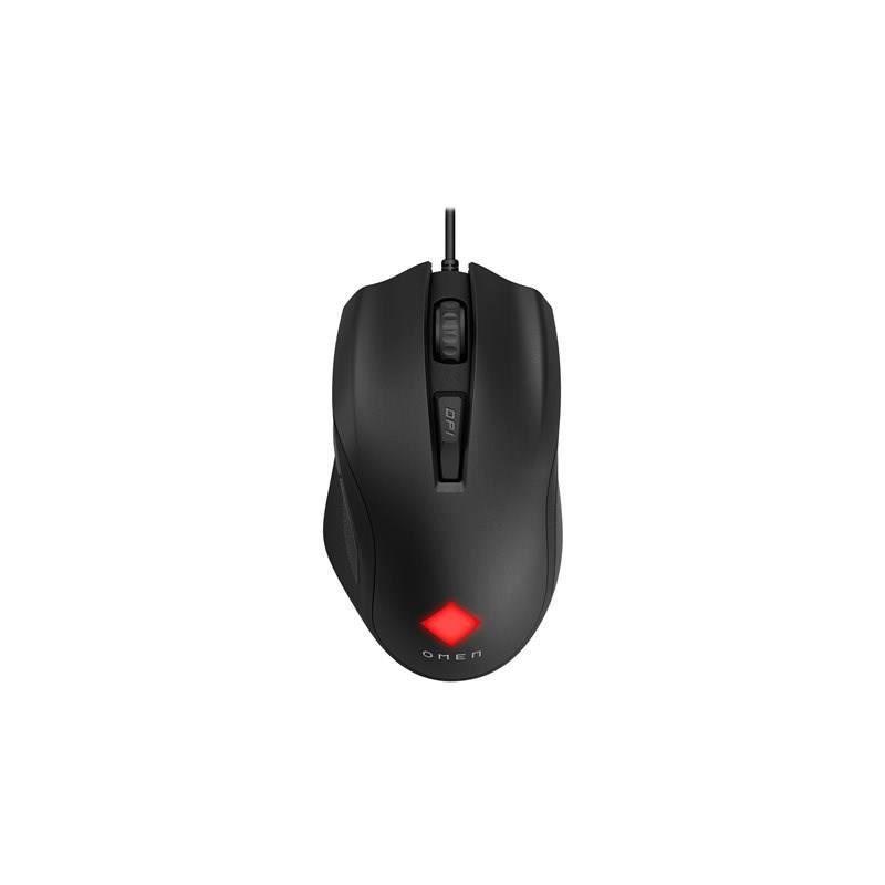 HP OMEN Vector Essential Noir Souris filaire USB pour droitier - 6 boutons (8BC52AA) - vue de dessus