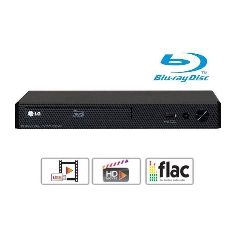 LG BP250 Noir Lecteur Blu-ray DVD Full HD HDMI - USB