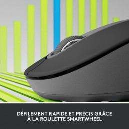 LOGITECH Signature M650 L Graphite Souris Sans Fil pour Droitier (910-006236) - vue zoom roulette